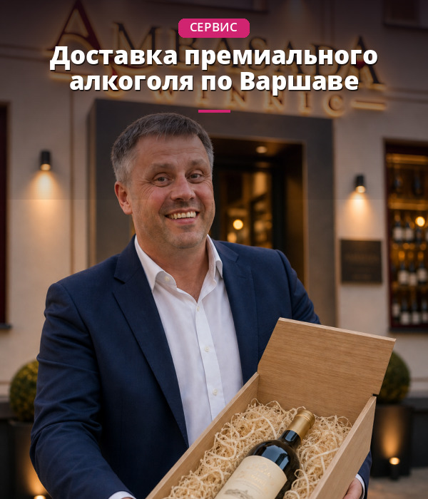 Доставка премиального алкоголя по Варшаве